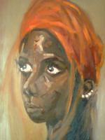 Portrait - The Bride - Oil Colour On Canvas